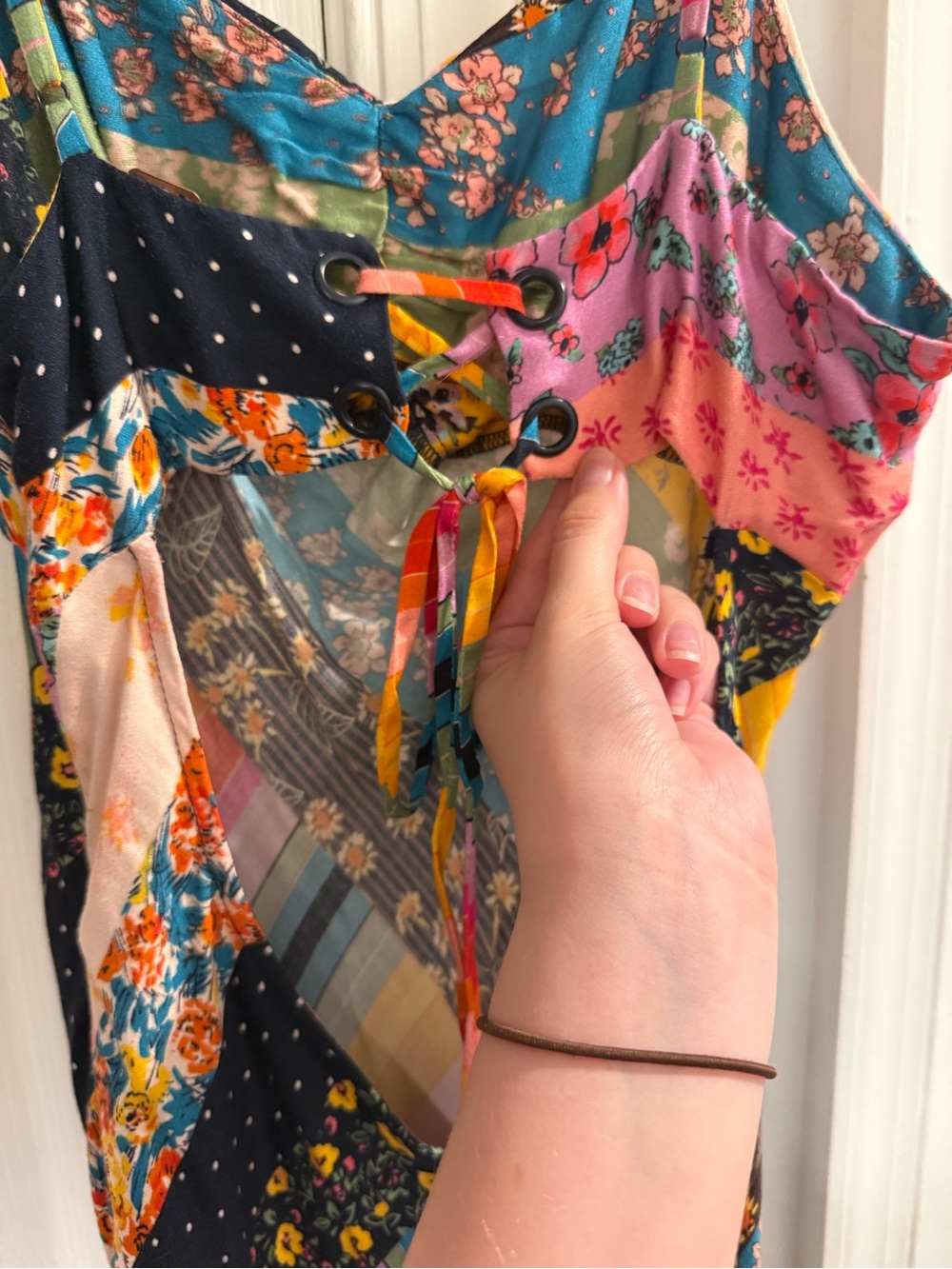 Free People Multicolor Striped Floral Maxi Dress - Picture 3 of 5